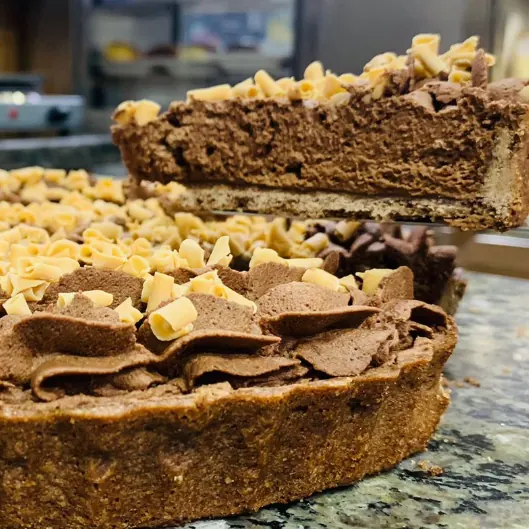 Torta mousse de chocolate nobre